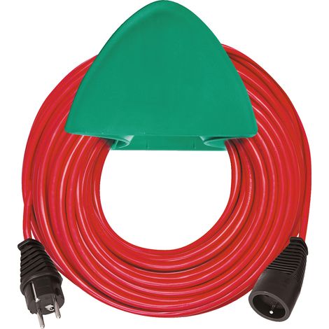 Rallonge électrique avec support mural H05VV-F 3G1,5 - IP20 15m (1/3)