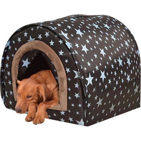 Pet Bed House Warm Outdoor Dog House For Winter Cold Weather Pet