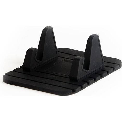 Support Téléphone Voiture Silicone avec Tapis Anti-dérapant Fixation sur Tableau de Bord Compatible avec GPS/GSM Universel: iPhone 14/13/12/11, Samsung Galaxy A/S21 FE, Huawei Nova (1/3)