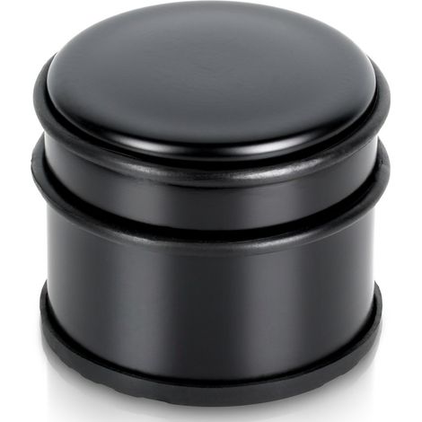 Türstopper aus Stahl, schwarz, 9,5 cm