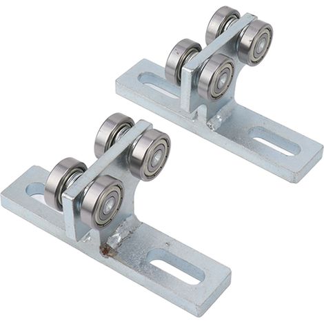 Chariot 4 Roues 2 Pièces, Assemblage en T, Acier Allié avec Roulements, pour Rail Strut de 1-5/8in Plus Haut (1/5)