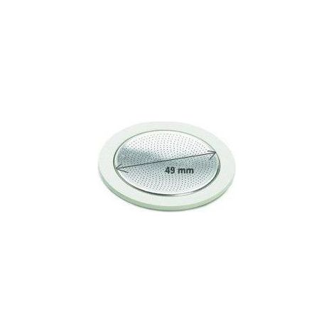 Ricambi Bialetti Moka 3 Guarnizioni Originali + 1 Piastra Filtro Ricambio Per Moka 3-4 Tazze