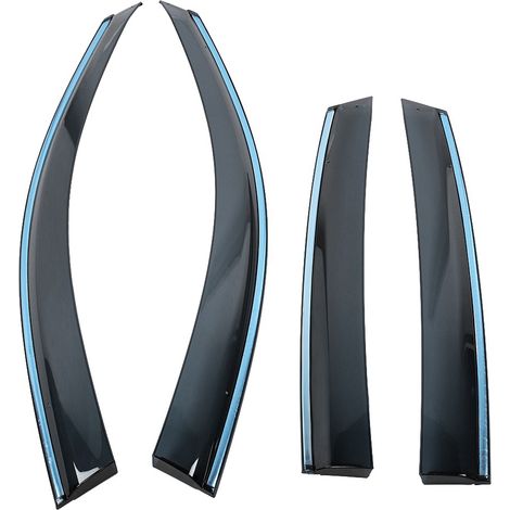 Pare-soleil de fenêtre fumé 4 pièces pour Honda CRV 2007-2011, déflecteur de pluie pare-soleil, protège-porte latéral. (1/5)