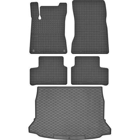 Juego de alfombrillas de goma para coche y maletero para Mercedes Clase A W177 Hatchback (a partir de 2018).
