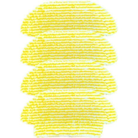 Lingettes de nettoyage en microfibre pour aspirateur Karcher RCV3, pièces de rechange, 4 lingettes (4 pièces) (1/5)