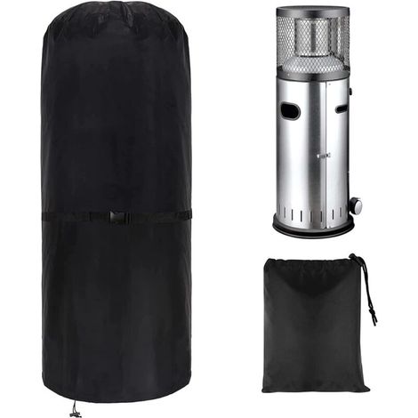 Outdoor Heater Covers Weather Protection Patio Heater Cover - 600D Oxford Fabric Weatherproof and UV Resistant - Round - 50 x 50 x 120 cm