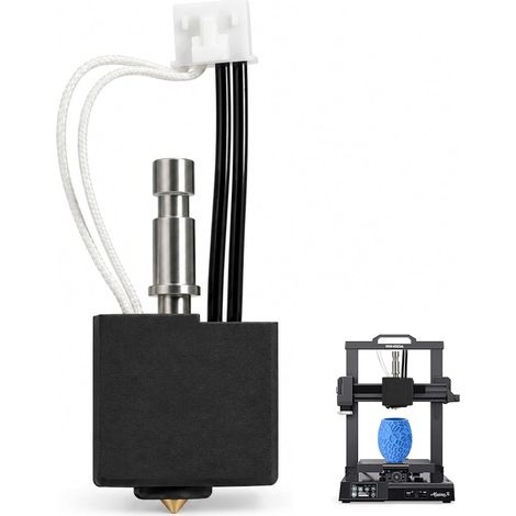 Druckkopf-Kit für Anycubic Kobra S1, kompatibel mit dem Anycubic Kobra S1 Combo 3D-Drucker. Enthält einen Kobra S1 Druckkopf mit 0,5-mm-Messingdüse, Schnellverschluss und stabiler Extrusion. 3D-Drucke (1/5)