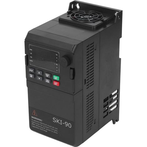 Variateur de fréquence vectoriel 2,2 kW 3 CV, convertisseur AC 380 V entrée, sortie 0-380 V pour moteur industriel (1/5)