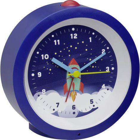 TFA Dostmann 60.1033.06 à quartz Réveil bleu mécanisme d'horloge silencieux Y278462 (1/3)