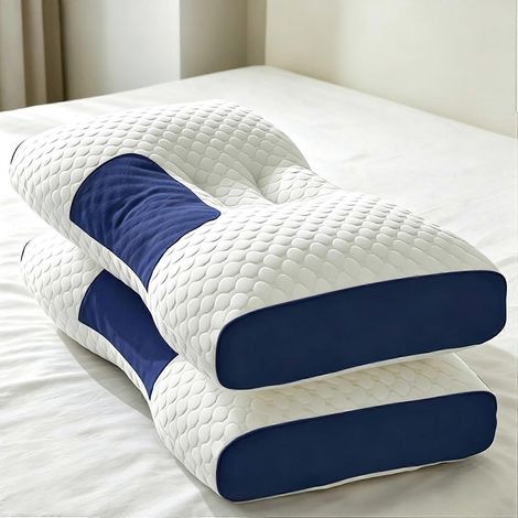 Oreillers Nuzzle pour soulager les douleurs cervicales et des épaules, oreillers de soutien cervical 3D ultra-doux, oreiller de massage SPA pour favoriser le sommeil (1/5)