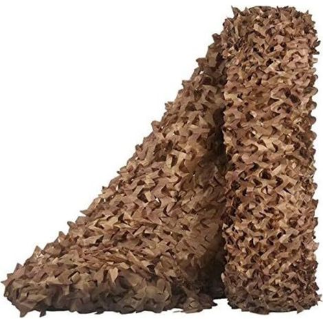 Rouleaux de filet camouflage grand format – idéal pour la protection solaire – camouflage désert – 1,5 m x 4 m (1/5)