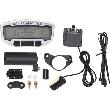 Ordinateur de Vélo avec Fonction Lumineuse, Accessoire Pratique pour Cyclisme et Motos