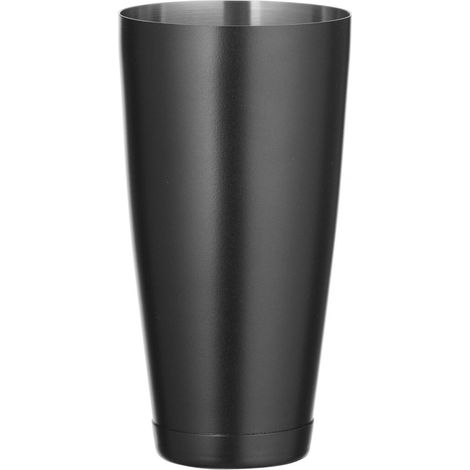 Shaker da barman Boston per drink e cocktail, acciaio, 0,8 l - nero