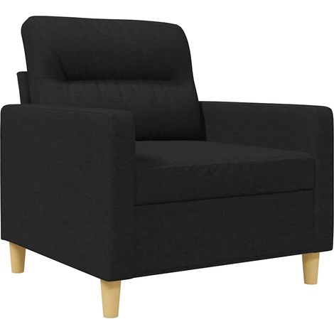 Maison Exclusive - Poltrona Nera 60 cm in Tessuto (1/5)