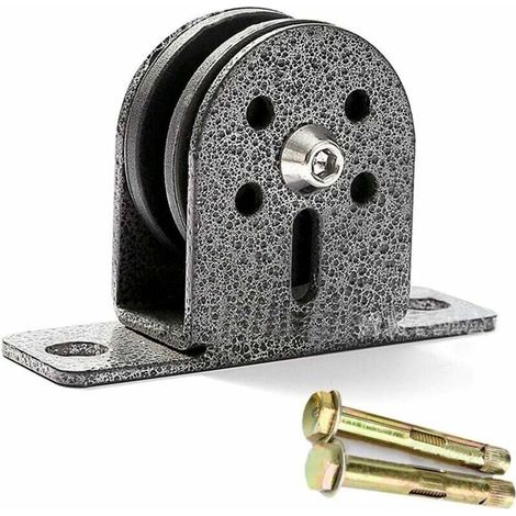 Puleggia singola in acciaio inox – Portata 300 kg – Diametro fune 10 mm – Per un sollevamento silenzioso e fluido (1/5)