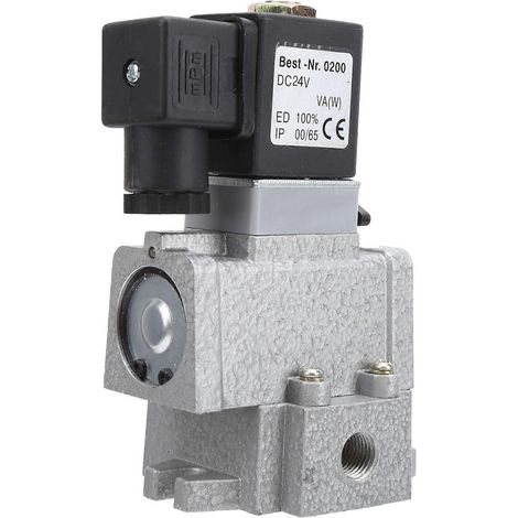 Pneumatisches Magnetventil, 2 Positionen, 3-Wege-Elektrosteuerung, G1/4 Zoll, K23JD‑8, 10 Hz, DC 24 V