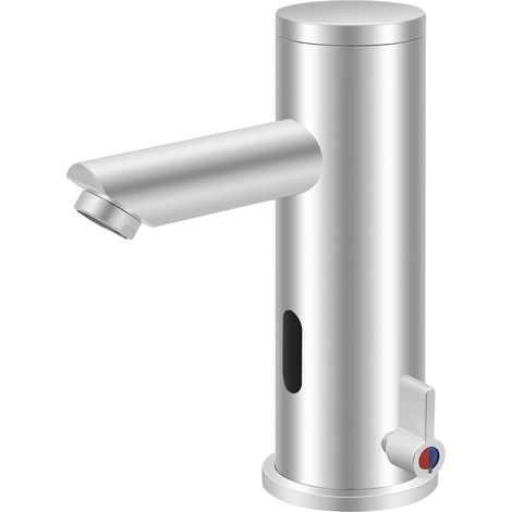 1 Robinet automatique, Capteur infrarouge, Laiton, Acier inoxydable, Température réglable, Salle de bain, Cuisine (1/5)