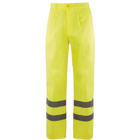 Pantalón forrado alta visibilidad F160  3XL - Amarillo fluor