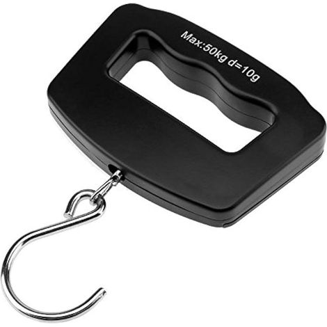 50 kg à main levée à suspendre balance électronique portable Digital Balance Kontor de Londres LED display bagages balance avec rétro-éclairage bleu