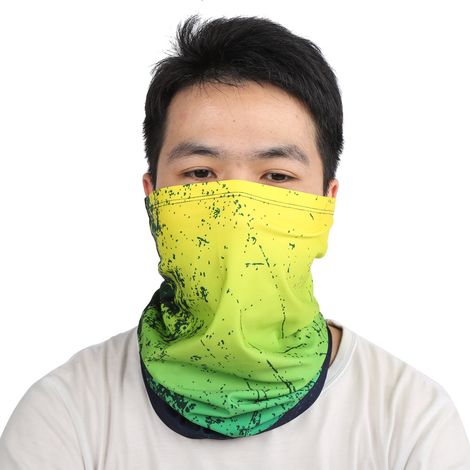 WHEEL UP Foulard facial imprimé multifonctionnel Bandeau élastique respirant Protège-poignet Changements drastiques (1/5)