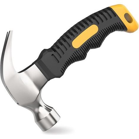 Marteau à griffes, mini marteau pour enfants, manche ergonomique, noir, matériel de bricolage (1/5)