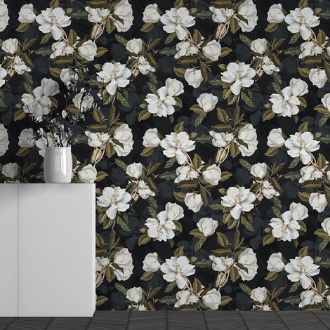 Papier peint panoramique - Motif Fleurs - 130 cm x 81 cm (1/3)
