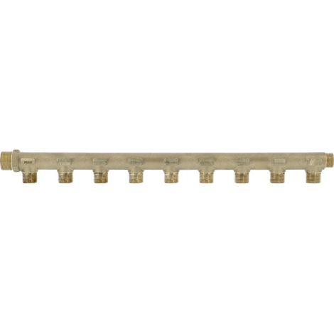 Collecteur mâle 3/4'' (20/27), 10 départs mâle 1/2'' (15/21), pour sanitaire