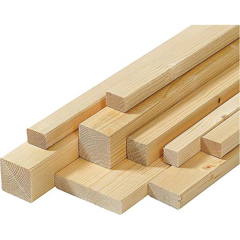 Pircher Listello Grezzo Abete 10x30x2000 mm per Fai-da-Te e Bricolage