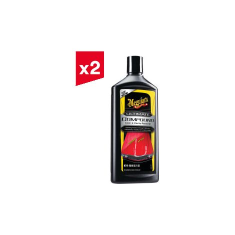 Lot de 2 Meguiar’s® Crèmes rénovateur carrosserie - Ultimate, 15.2 oz (450 ml) bouteille