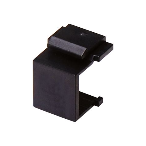 Keystone-Lochstopfenadapter, schwarz, Alantec
