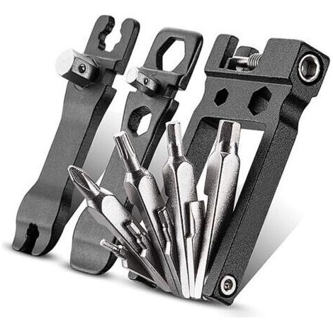 Outils Velo Multifonction, 19 in 1 Outil pour VTT, Kit Réparation Vélo avec Clés Allen, Cle a Rayon (1/5)