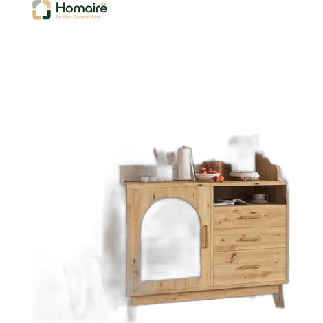 Sideboard natur en Rattan 100.5 x 40 x 178 cm HOMAIRE (1/5)