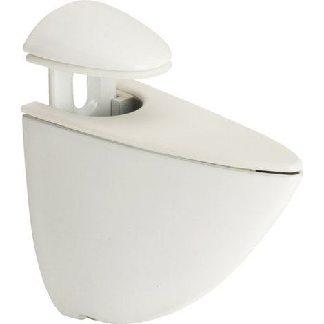 LOT 2 CLIPS POUR TABLE BOIS 3-22MM BLANC