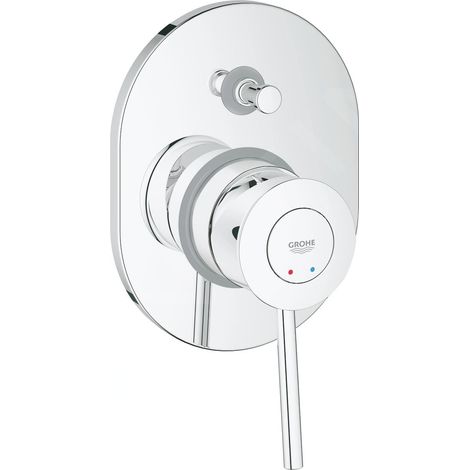 Grohe BauClassic - Mitigeur de baignoire encastré, avec corps, chrome 29047000 (1/3)
