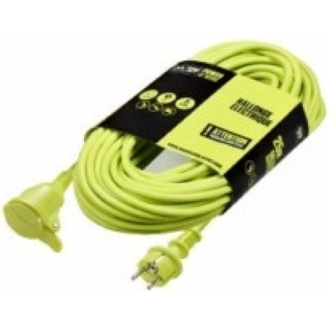 Prolongador 3x1,5mm 10mt  3680v 230v ip44 jardin ver masterp (1/2)