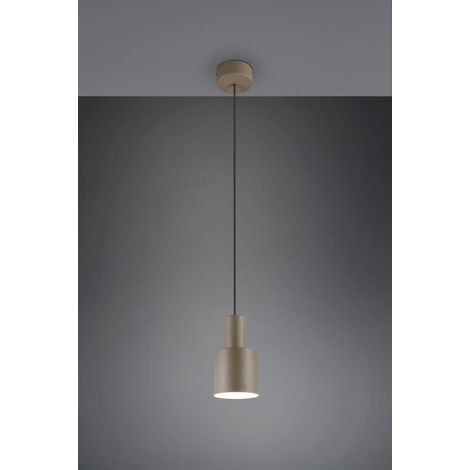 TRIO LEUCHTEN SUSPENSION AGUDO 319400141, MÉTAL TAUPE, EXCL. 1X E27 (1/3)