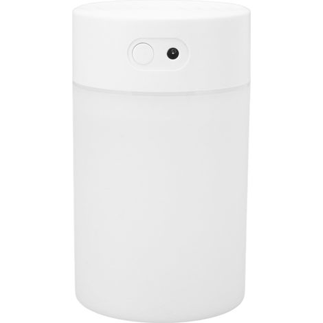 Mini humidificateur 260 ml avec lumière LED colorée, chargement USB, blanc, portable, pour bureau, chambre ou voiture. (1/5)