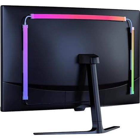 Barre lumineuse RVB sous moniteur, bande LED d'ambiance arrière PC, lampe à changement de couleur USB (1/5)