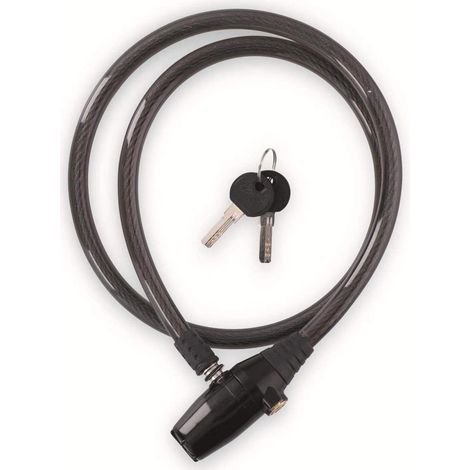 Catena Sicurezza Antifurto Bici Bicicletta Lucchetto 2 Chiavi Acciaio 12x1000mm (1/4)