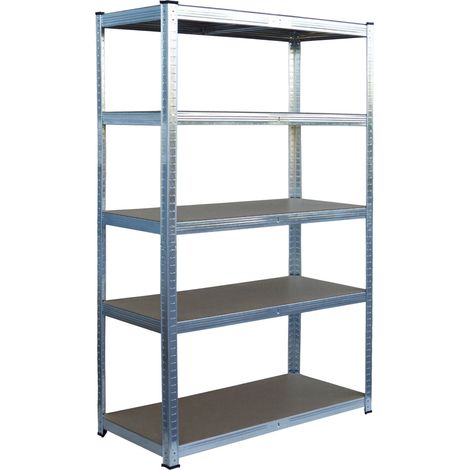 Estantería de acero resistente, 5 niveles, capacidad de 875 kg (1/5)