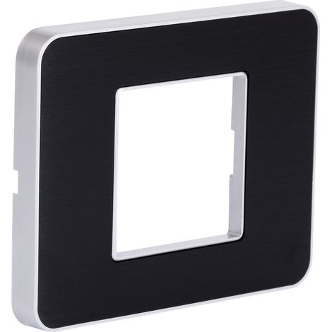 Plaque de finition simple Kalya - Noir - Zenitech