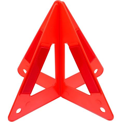 CSPARKV PVC Red Emergency Triangle Reflective Vest Neon Caution Traffic Cones Road Reflective Vests Road Safety Sign Driveway Reflectors Road Triangles (1/5)