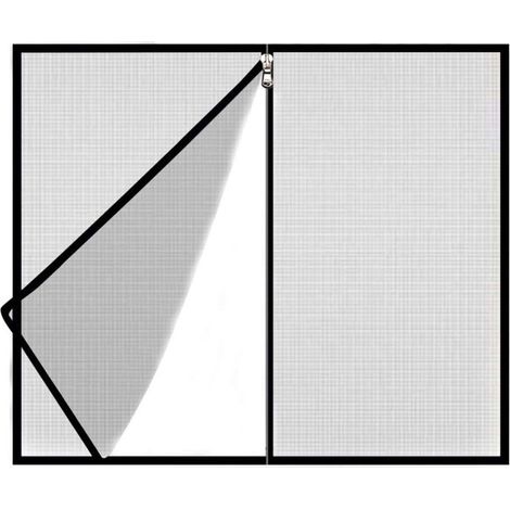 Rouleau de moustiquaire en acier inoxydable, adapté à la maison et au bureau (100120cm) (1/5)