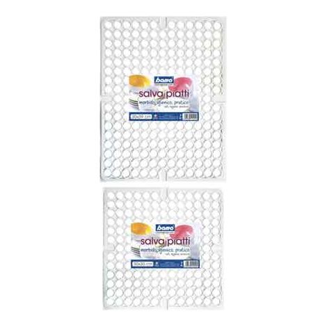 GRIGLIA COPRI LAVELLO 30x30 cm - Colore Bianco