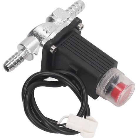 Détecteur de fuites de gaz avec alarme sonore et visuelle, vanne d'arrêt de détection de gaz 12 V CC, prise UE 90-240 V CA (1/5)