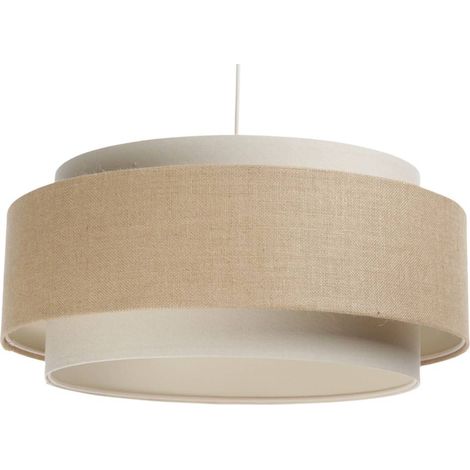 Lampada a sospensione Dumble nei toni del beige e del crema. (1/5)