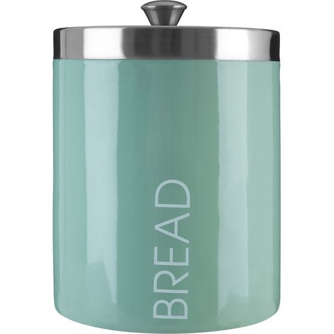 Premier Housewares Liberty Pistachio Enamel Bread Bin (1/3)