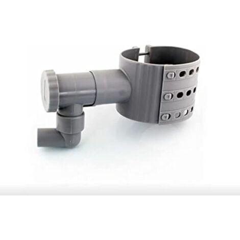 Pair Récupérateur Collecteur Eau de Pluie + scie Cloche pour gouttière de 75 à 100 mm (1/5)