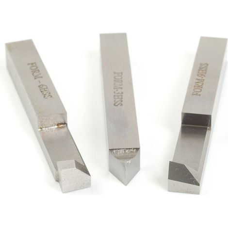 Proxxon - Drehstahlsatz, zum Gewindeschneiden, HSS 10 x 10 x 80 mm (3-teilig) - 24552 (1/2)