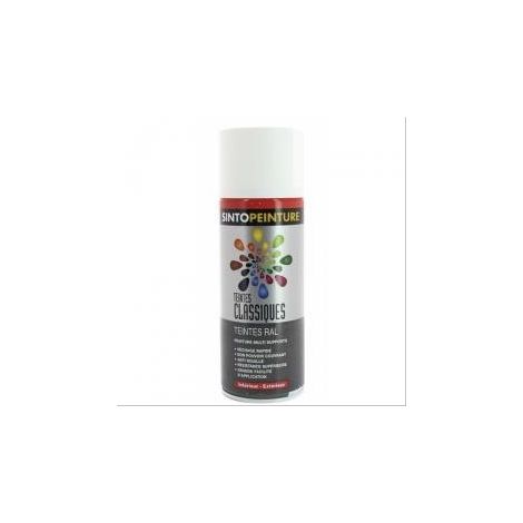 Peinture multi-supports Sintopeinture Pro teinte RAL 3000 rouge feu brillant 400ml